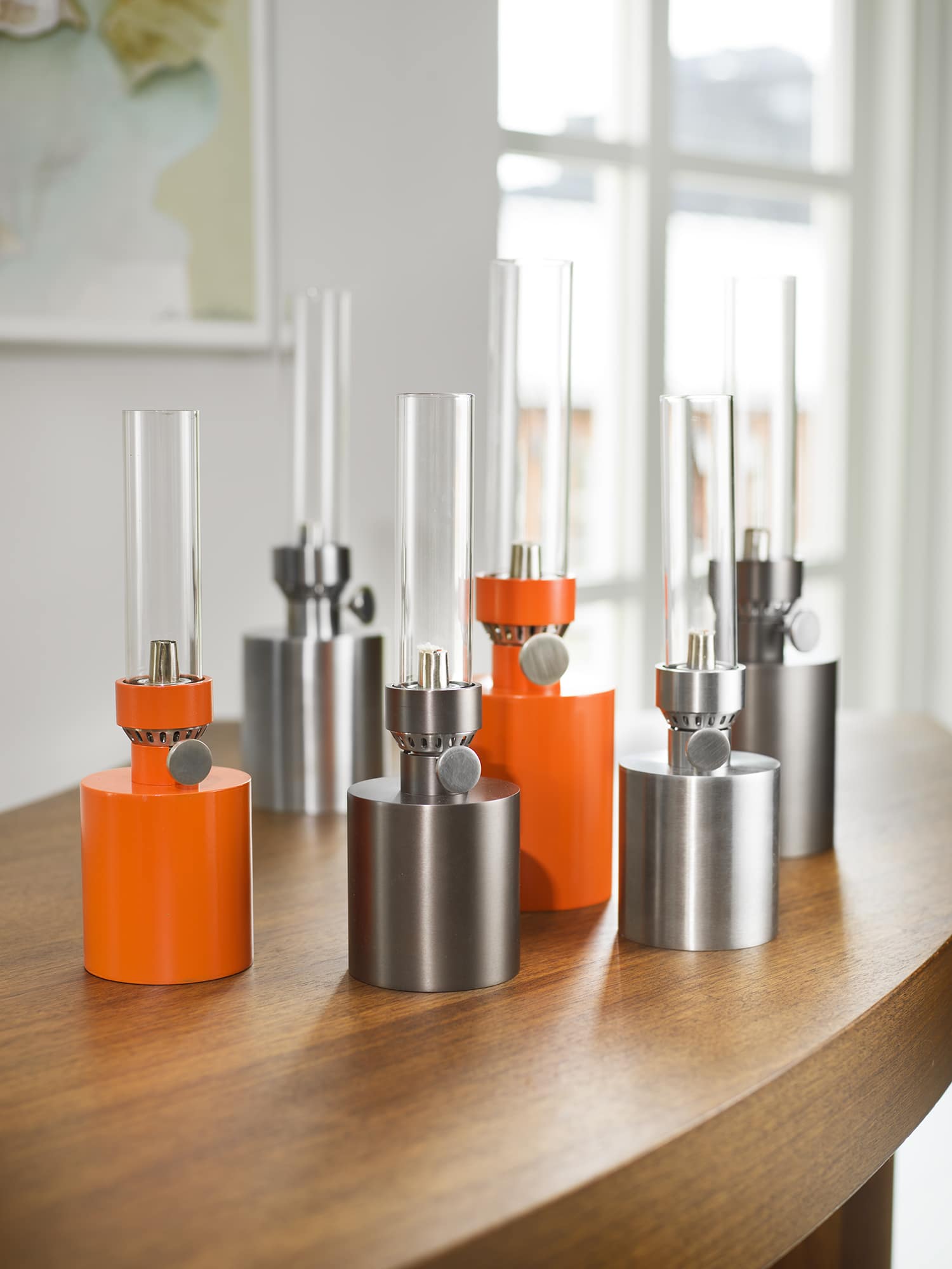 Platina Steel Oil Lamp